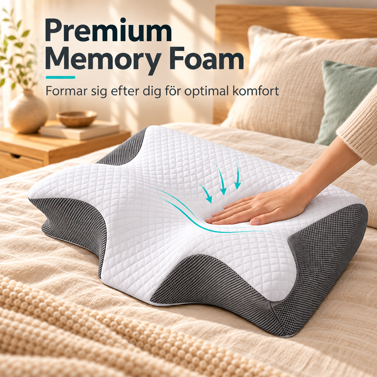 Somnera™ – Ergonomisk Nackkudde