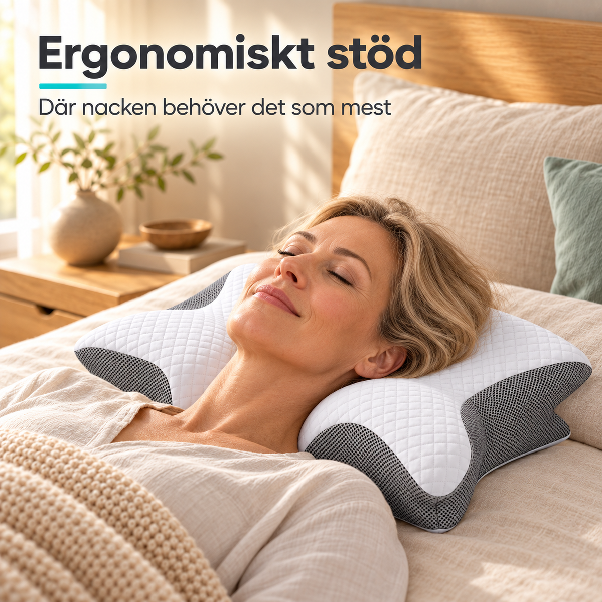 Somnera™ – Ergonomisk Nackkudde